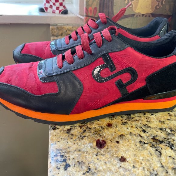 Men's Leather Sports Sneakers - Picture 1 of 2
